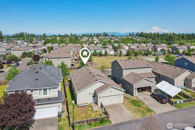 19310 19th Avenue Ct E, Spanaway, WA 98387 - aerial view of residential area