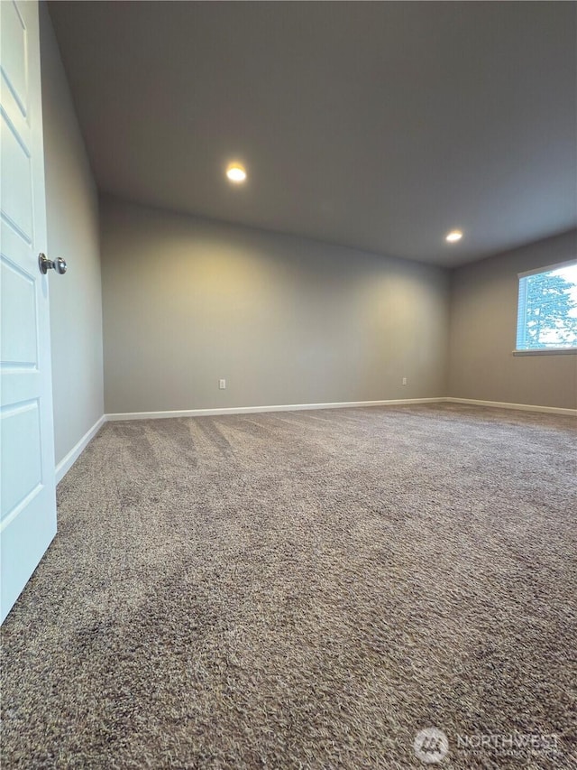 18002 38th Avenue Ct E, Tacoma, WA 98446 - empty room with carpet, recessed lighting, and baseboards