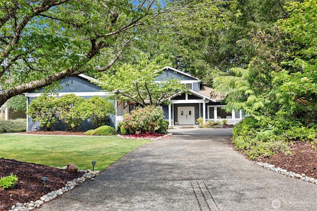 7340 Hawkstone Ave SW, Port Orchard, WA 98367 - obstructed view of property with driveway and a front lawn