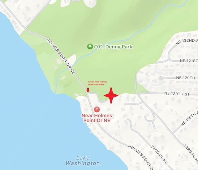7128 NE 119th Ln, Kirkland, WA 98034 - map of property location