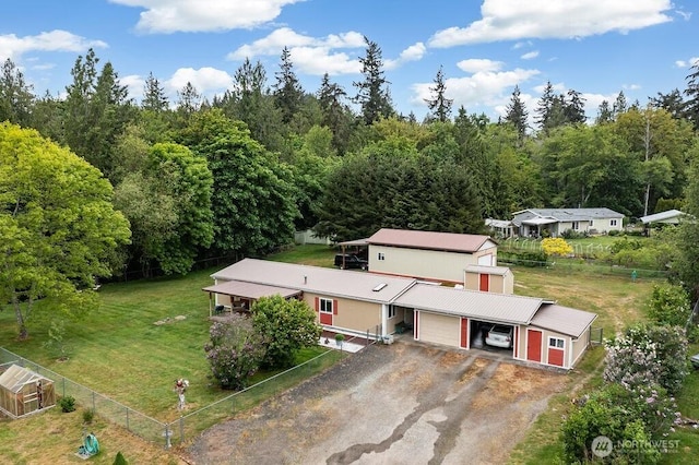 17465 NE Noll Rd NE, Poulsbo, WA 98370 - view from above of property featuring a heavily wooded area