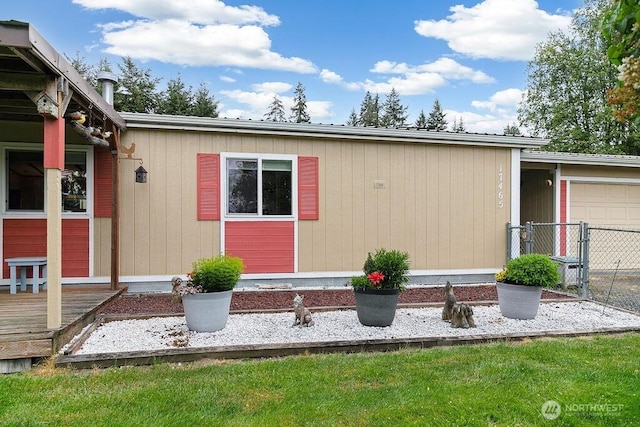 17465 NE Noll Rd NE, Poulsbo, WA 98370 - view of home's exterior featuring a garage