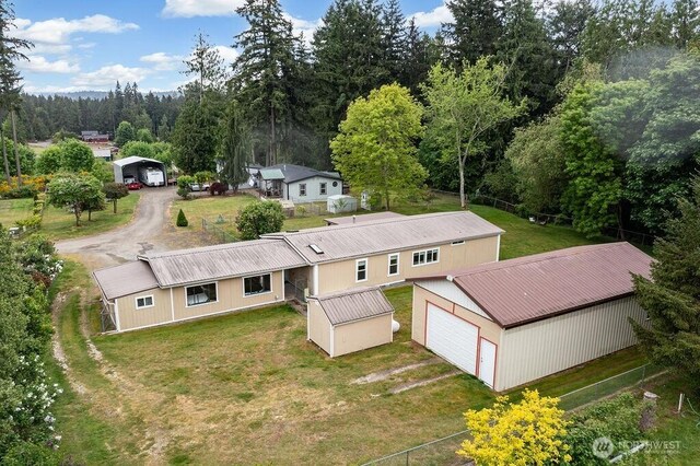 17465 NE Noll Rd NE, Poulsbo, WA 98370 - view from above of property featuring a forest