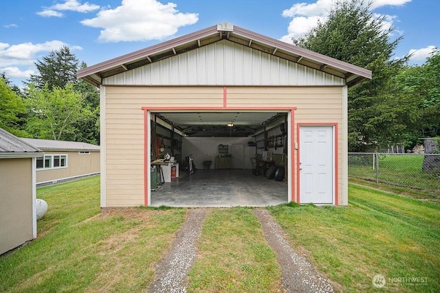 17465 NE Noll Rd NE, Poulsbo, WA 98370 - detached garage with dirt driveway