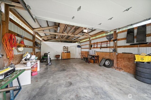 17465 NE Noll Rd NE, Poulsbo, WA 98370 - garage featuring a garage door opener