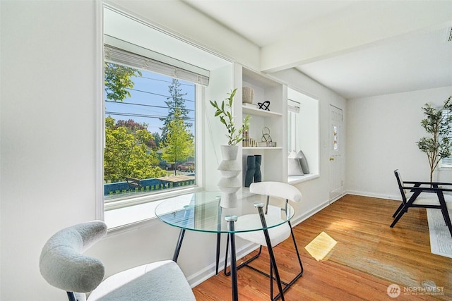 10229 35th Ave SW, Seattle, WA 98146 - sitting room featuring healthy amount of natural light, wood finished floors, and baseboards