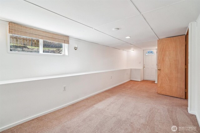 10229 35th Ave SW, Seattle, WA 98146 - basement featuring carpet floors and baseboards