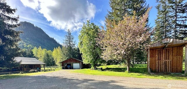 588 Mineral Creek Rd, Mineral, WA 98355 - view of dirt / gravel driveway with a mountain view