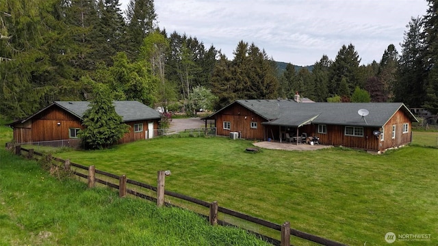 588 Mineral Creek Rd, Mineral, WA 98355 - view of yard featuring a patio area and a forest view