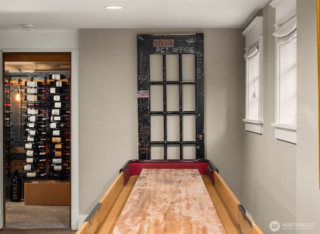 2161 E Interlaken Blvd, Seattle, WA 98112 - wine area featuring baseboards and recessed lighting