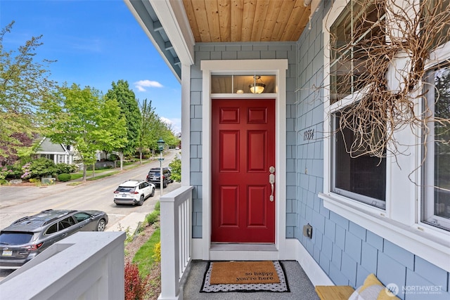 19554 Jensen Way NE, Poulsbo, WA 98370 - entrance to property featuring a porch
