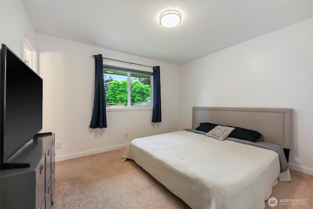 19045 Nutmeg St SW, Rochester, WA 98579 - bedroom featuring light carpet, baseboards, and a textured ceiling