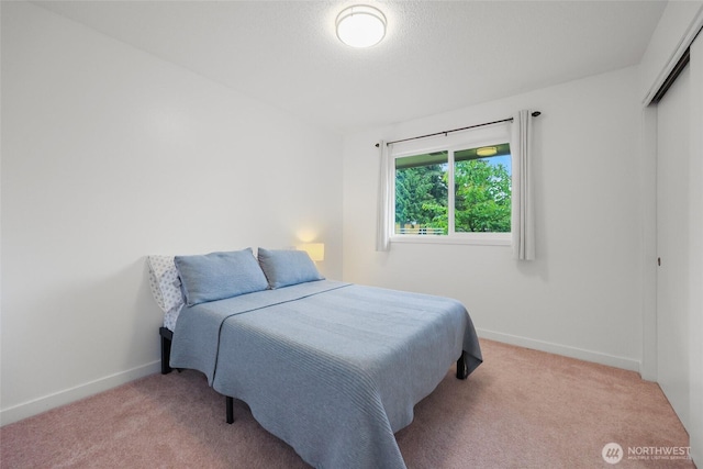 19045 Nutmeg St SW, Rochester, WA 98579 - bedroom with carpet flooring, baseboards, and a closet