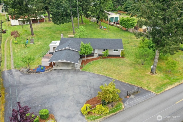 19045 Nutmeg St SW, Rochester, WA 98579 - view from above of property