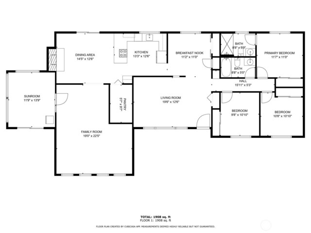 19045 Nutmeg St SW, Rochester, WA 98579 - property floor plan
