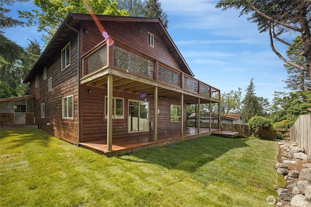 255 Alder St, Orcas Island, WA 98245 - back of house featuring a wooden deck