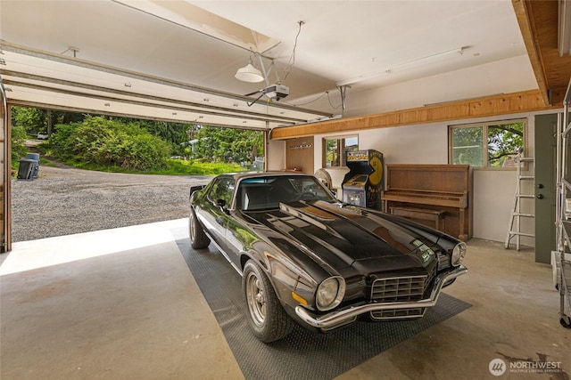 255 Alder St, Orcas Island, WA 98245 - garage with a garage door opener