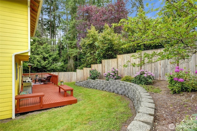 202 170th Pl SE, Bothell, WA 98012 - view of yard with a deck