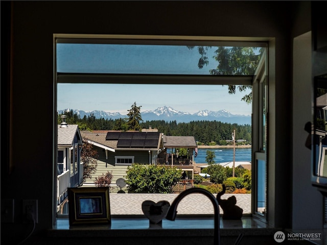 2207 Island Dr NW, Olympia, WA 98502 - water view with mountains