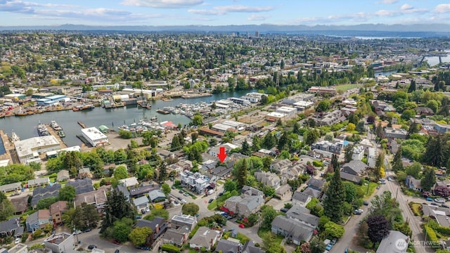 664 W Emerson St Unit A, Seattle, WA 98119 - aerial view of property's location with a large body of water