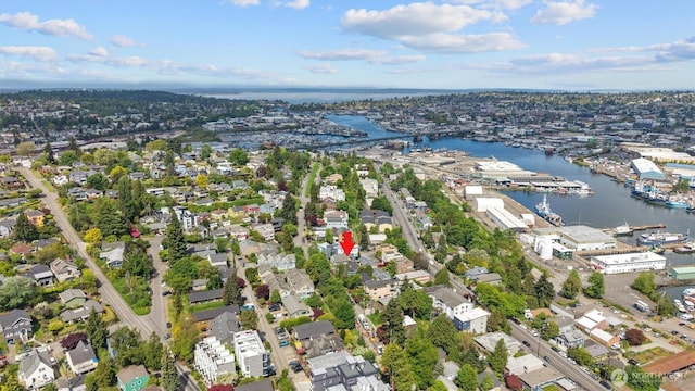 664 W Emerson St Unit A, Seattle, WA 98119 - drone / aerial view of a nearby body of water and a marina