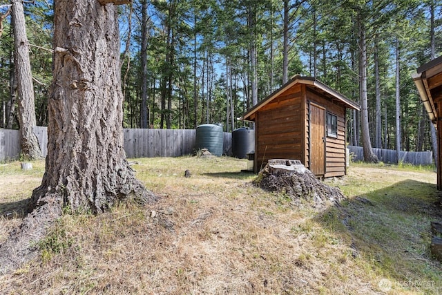 35 N Airport Way, Stuart Island, WA 98250 - view of fenced backyard