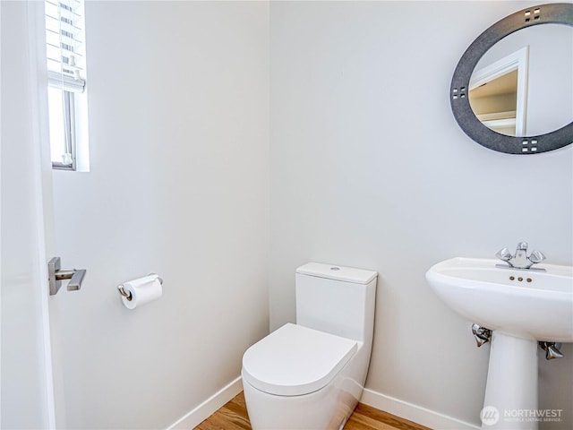 4441 53rd Ave SW, Seattle, WA 98116 - half bath featuring wood finished floors