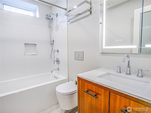 4441 53rd Ave SW, Seattle, WA 98116 - bathroom featuring vanity and shower / bath combination