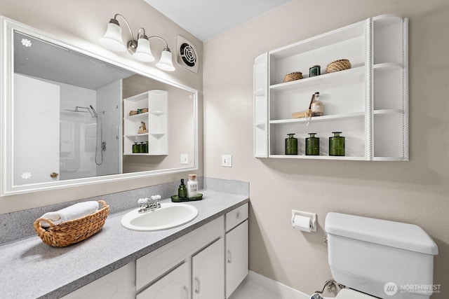 11515 Greenwood Ave N Unit B, Seattle, WA 98133 - full bath with vanity and a shower