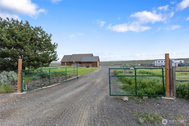 545 Sagebrush Dr, Ephrata, WA 98823 - gate featuring a view of countryside