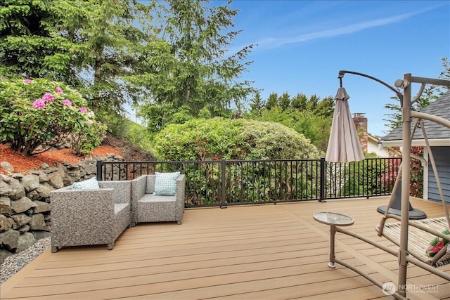 2711 NE 4th Ct, Renton, WA 98056 - view of wooden deck