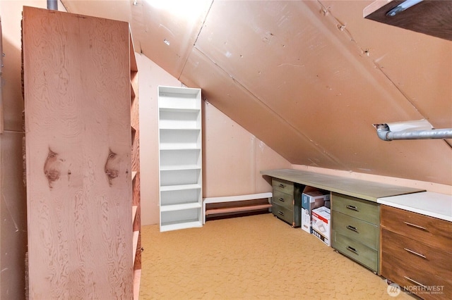 1420 S Verde St, Tacoma, WA 98405 - unfurnished office featuring vaulted ceiling and carpet