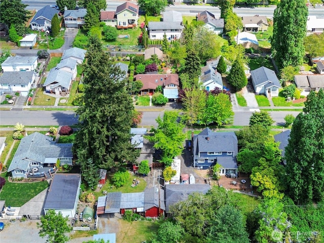 1420 S Verde St, Tacoma, WA 98405 - aerial view of property and surrounding area featuring nearby suburban area