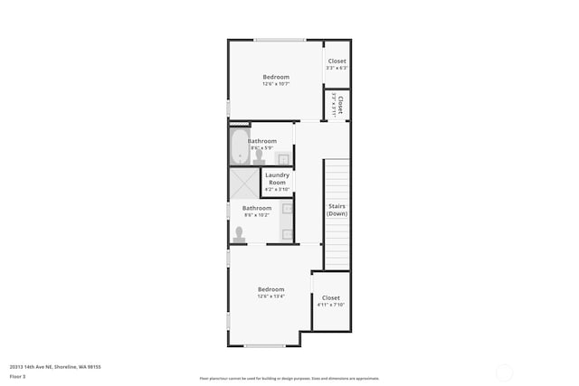 20311 14th Ave NE Unit A, Shoreline, WA 98155 - floor plan / room layout
