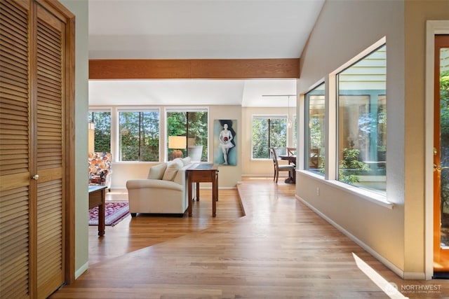 3912 Sutherland St, Gig Harbor, WA 98332 - sitting room with wood finished floors and baseboards