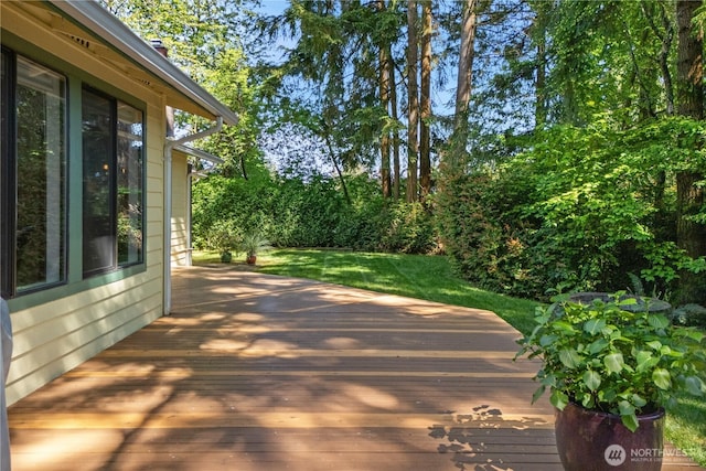 3912 Sutherland St, Gig Harbor, WA 98332 - view of wooden deck