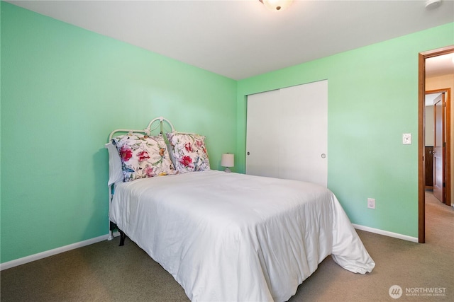 3912 Sutherland St, Gig Harbor, WA 98332 - carpeted bedroom with baseboards and a closet