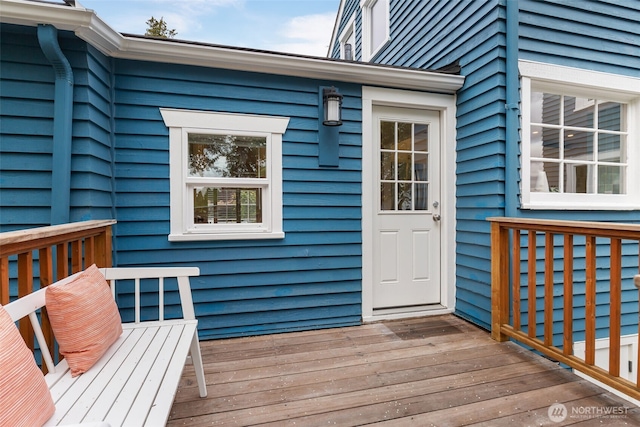 view of deck