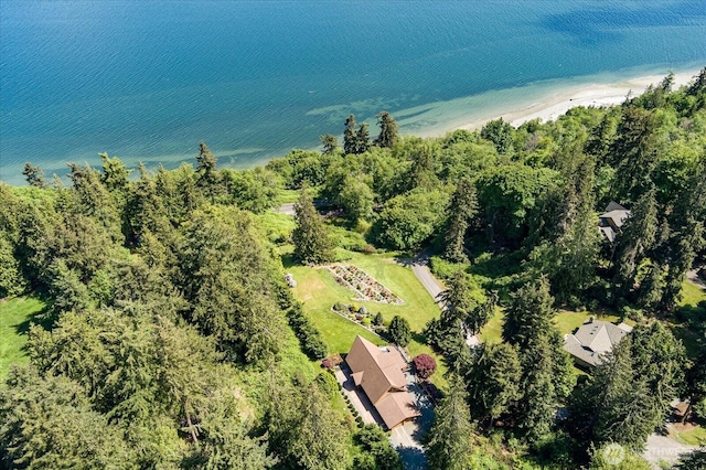 7353 Cedar House Ct, Clinton, WA 98236 - bird's eye view of a large body of water