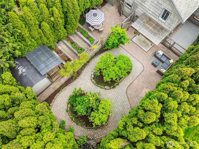 drone / aerial view