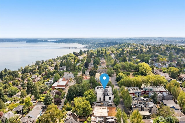 1108B 34th Ave, Seattle, WA 98122 - aerial view of residential area with a nearby body of water