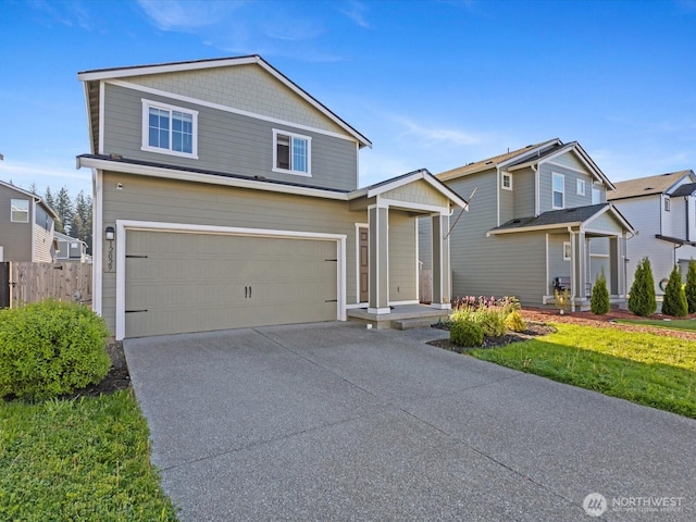 12029 317th Dr SE, Sultan, WA 98294 - traditional-style house with driveway and an attached garage