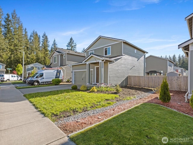 12029 317th Dr SE, Sultan, WA 98294 - view of front of house with asphalt driveway, a residential view, and a garage