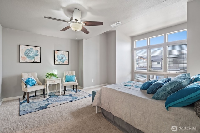 12313 NE 116th St N, Vancouver, WA 98682 - carpeted bedroom with baseboards and ceiling fan