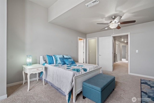 12313 NE 116th St N, Vancouver, WA 98682 - carpeted bedroom featuring baseboards and ceiling fan