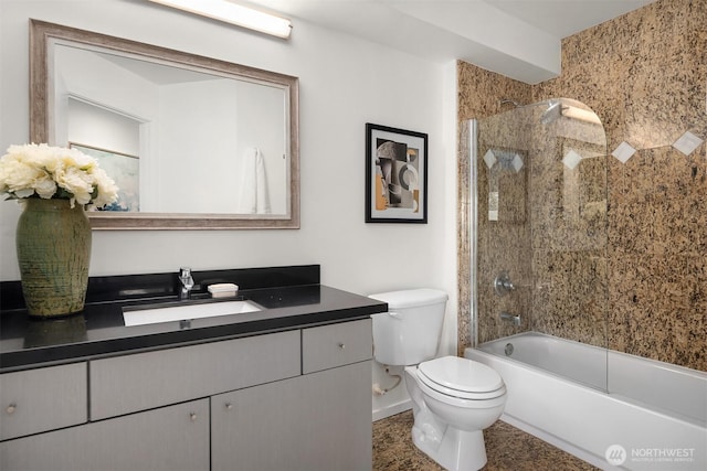 1125 E Olive St Unit 501, Seattle, WA 98122 - full bathroom with vanity, toilet, and tub / shower combination