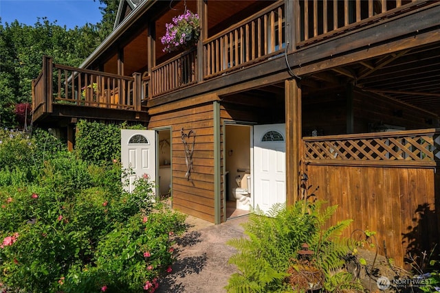 26901 15th Ave NE, Arlington, WA 98223 - view of side of property with a wooden deck