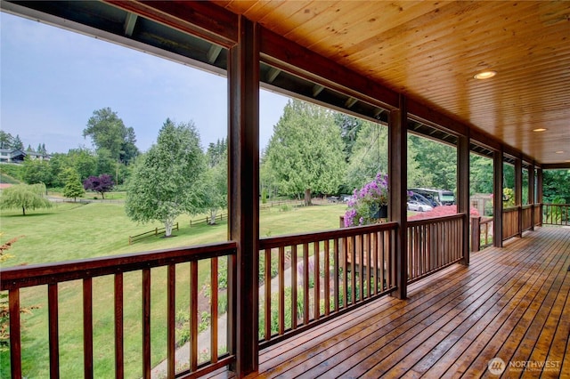 26901 15th Ave NE, Arlington, WA 98223 - wooden terrace featuring a lawn