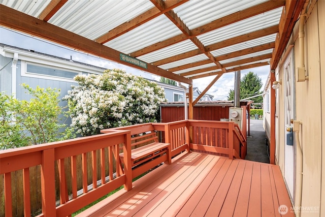 5705 113th Ave E Unit 68, Puyallup, WA 98372 - view of wooden terrace