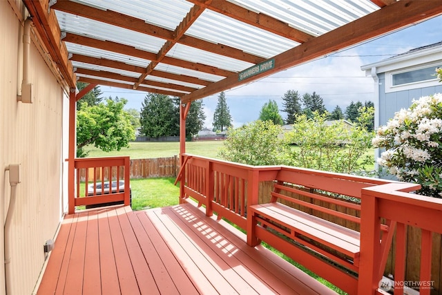 5705 113th Ave E Unit 68, Puyallup, WA 98372 - view of wooden deck